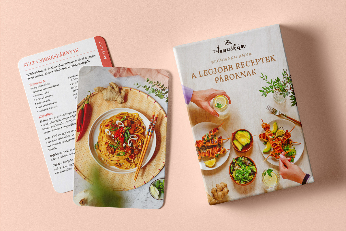 Megérkezett A legjobb receptek pároknak – Annuskám legújabb alkotása